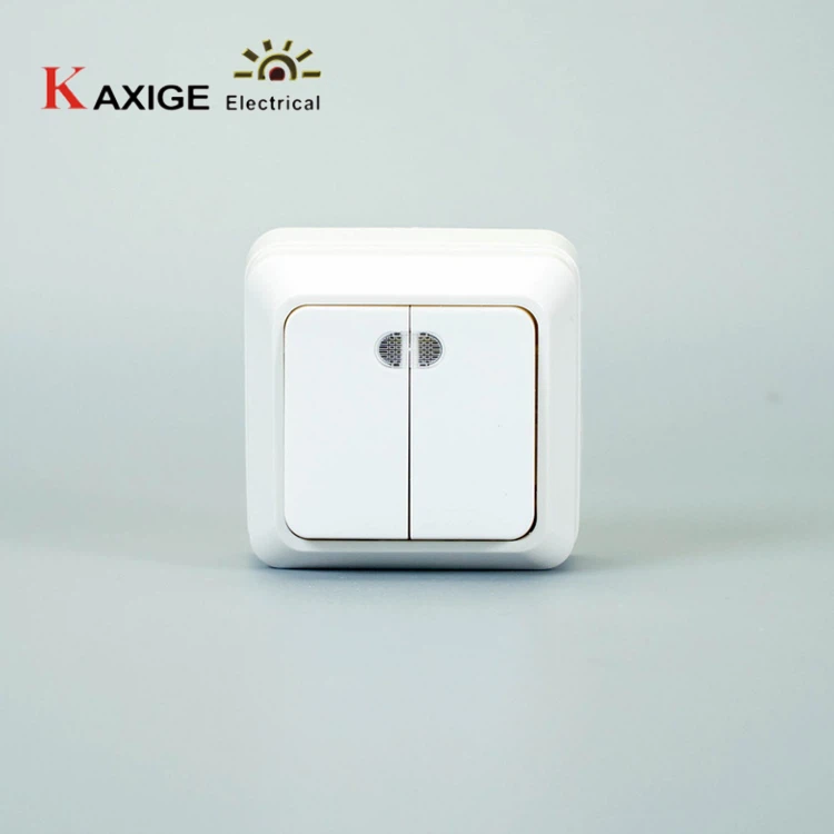 73B 2 Gang Switch With Lamp Indicator